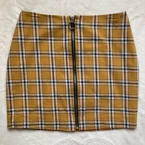 Express Plaid Skirt